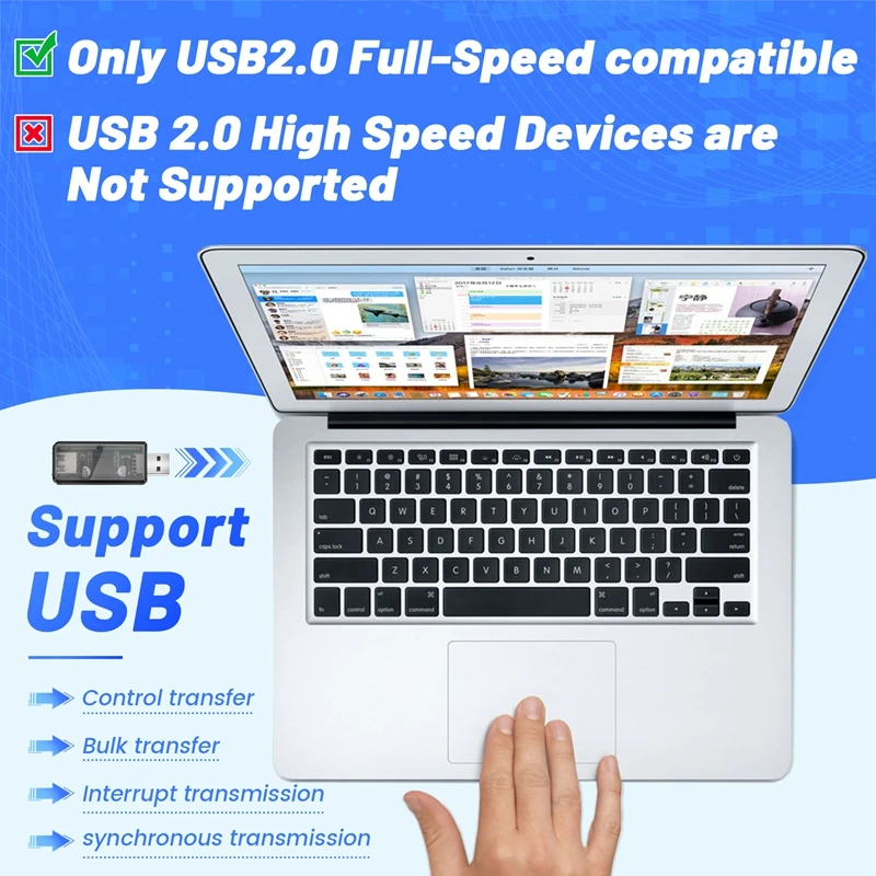 Módulo isolador usb adum3160, módulo isolador de tensão usb para usb, suporte 12mbps, usado para isolar ruído no sistema de circuito