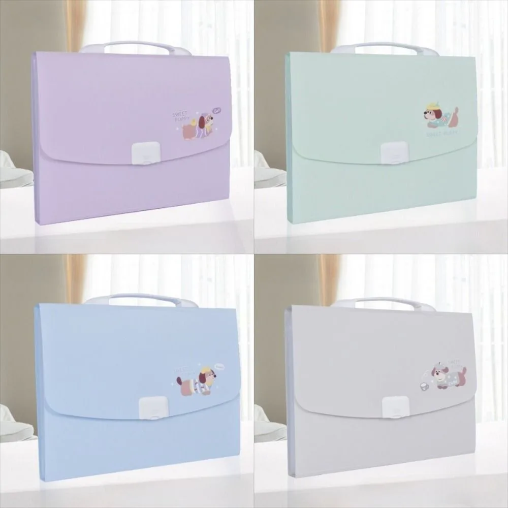 13 Pockets Expanding File Folder a4 Size Multi-Layer Paper Document Storage Holder Large Capacity with Handle Portable Organ Bag