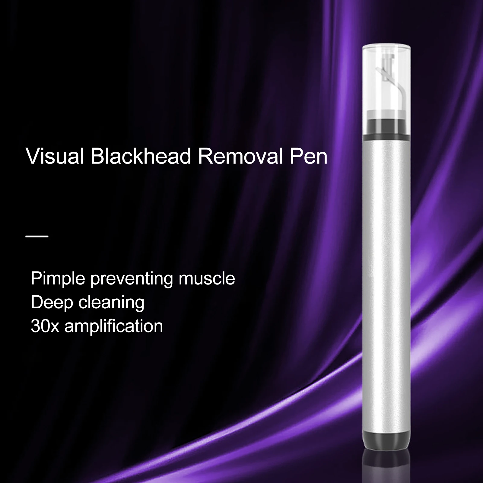 مزيل الرؤوس السوداء الكهربائي ، مزيل البثور ، تحديد المواقع ، كاميرا تكبير 30 × ، منظف المسام المرئي للرأس الأبيض #5