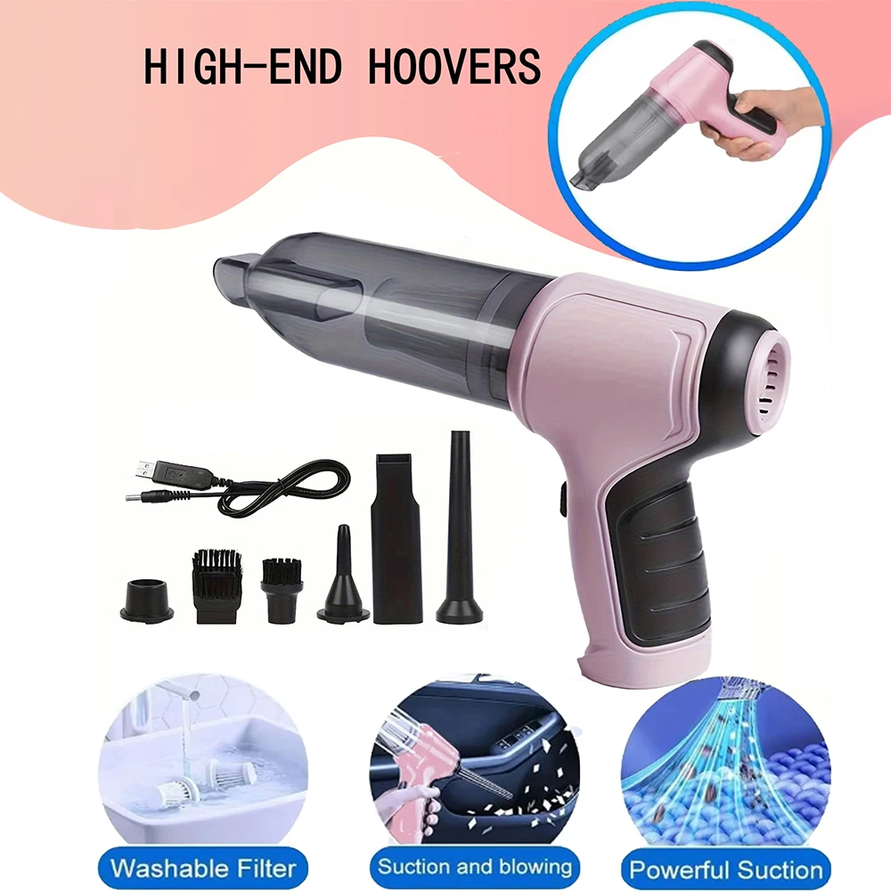 

Mini Car Vacuum Cleaner Super Suction Super Wet & Dry Cleaning Car Hygiene Dust & Stones Portable Mini Handheld Vacuum Cleaner