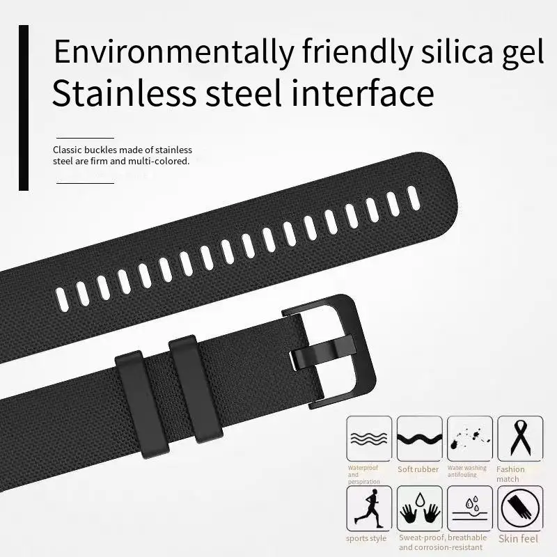 Correa de silicona de 22mm y 20mm para Samsung Galaxy watch 4, 5, 6, Classic Gear S3, pulsera suave y amigable con la piel para Huawei watch 4 GT2/3 Pro