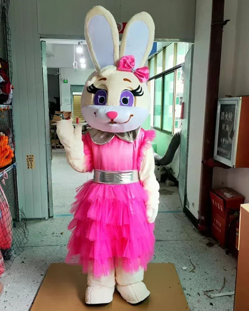 زي تنكري على شكل أرنب طويل الأذنين، زي للحفلات التنكرية وفعاليات الهالوين، طقم أرنب عيد الفصح للبالغين
