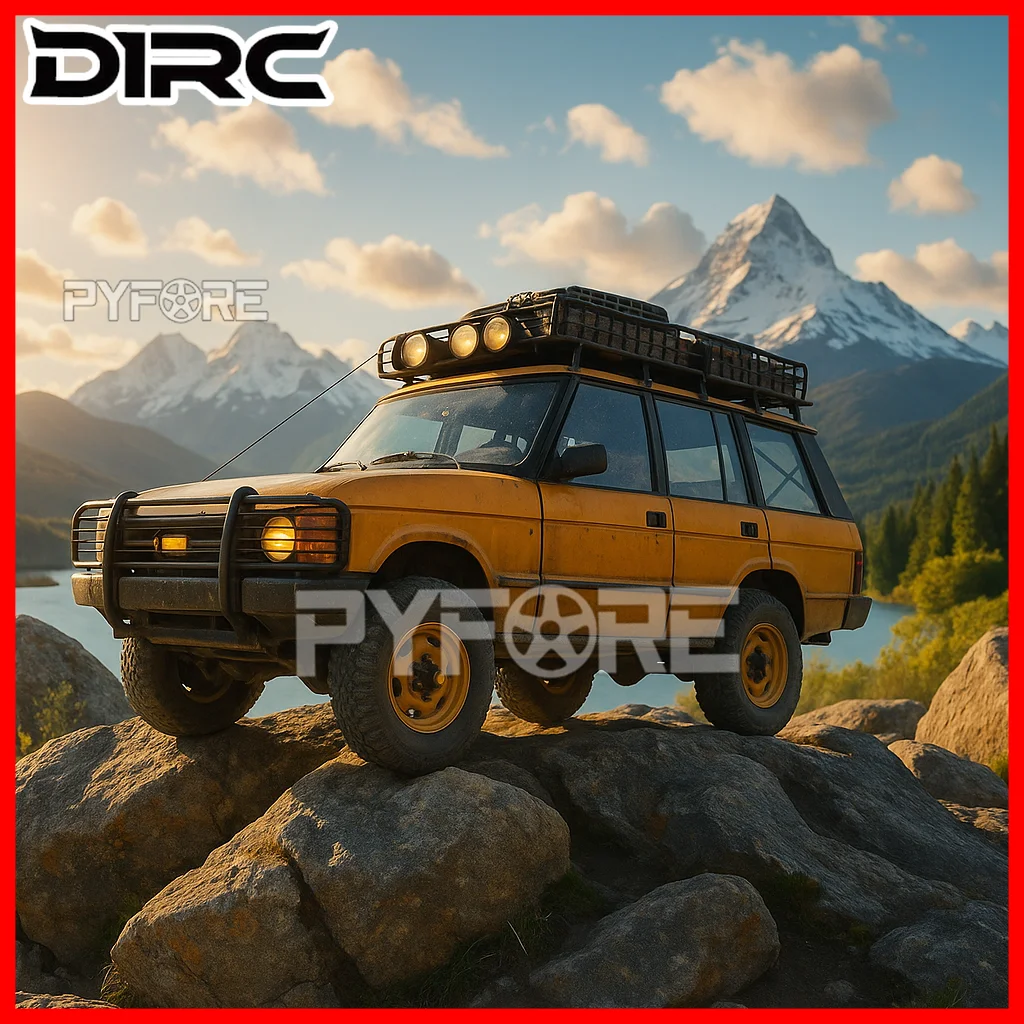 

D1RC D110 1/10 Crawler Car, 2nd Gen Simulation Metal Chassis RC Model 313mm Wheelbase Handmade Classic Off-Road Vehicle