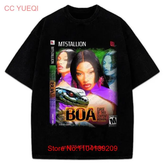 Megan Thee Stallion T Shirt BOA Video Game Cover s Fan Art long or short sleeves