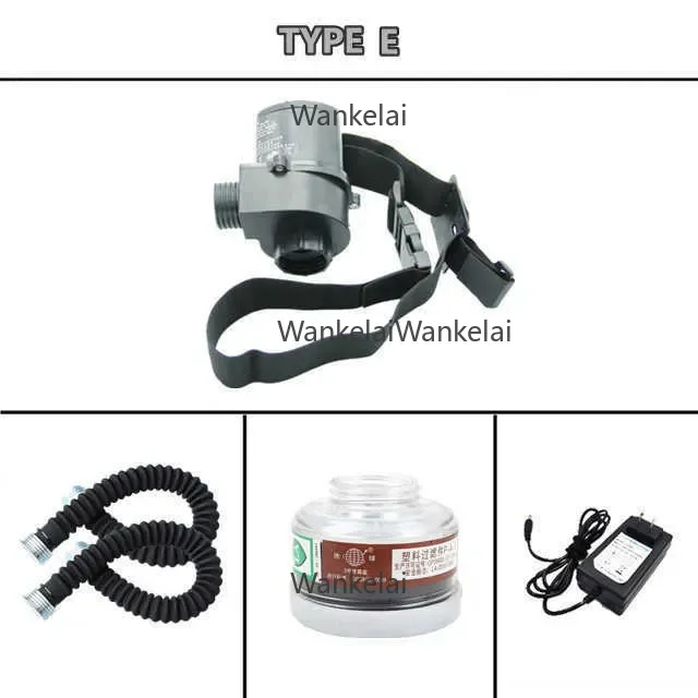 Wholesale Protective Clothing Protective Electric Constant Flow Supplied Air Fed Full Face Mask Respirator System Respirator
