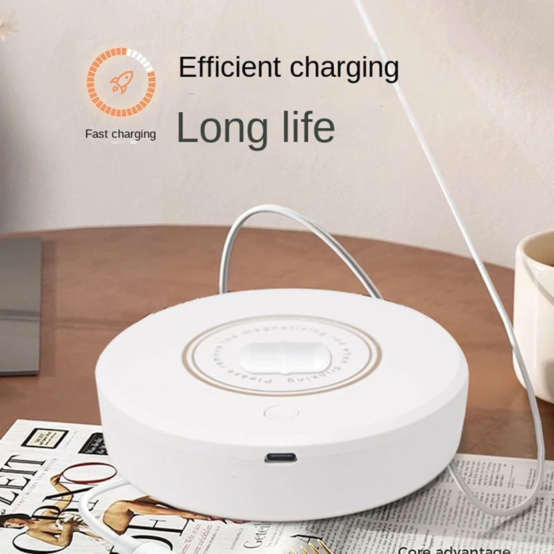 

Compact Magnetic Stirrer, Mini Automatic Beverage Mixer, USB-C Rechargeable, Suitable For Glass & Ceramic Cups