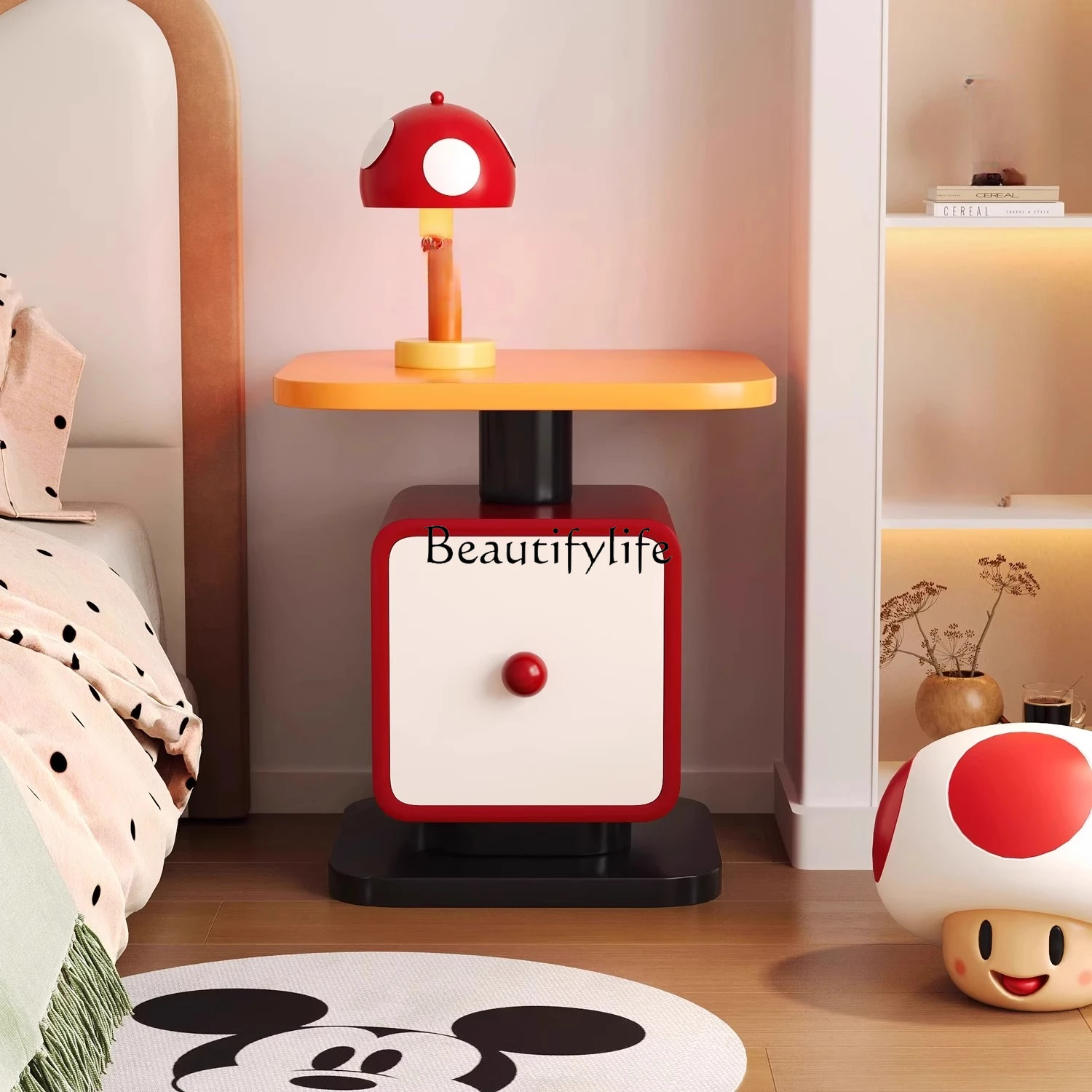 

Cartoon color sofa side table designer creative coffee table