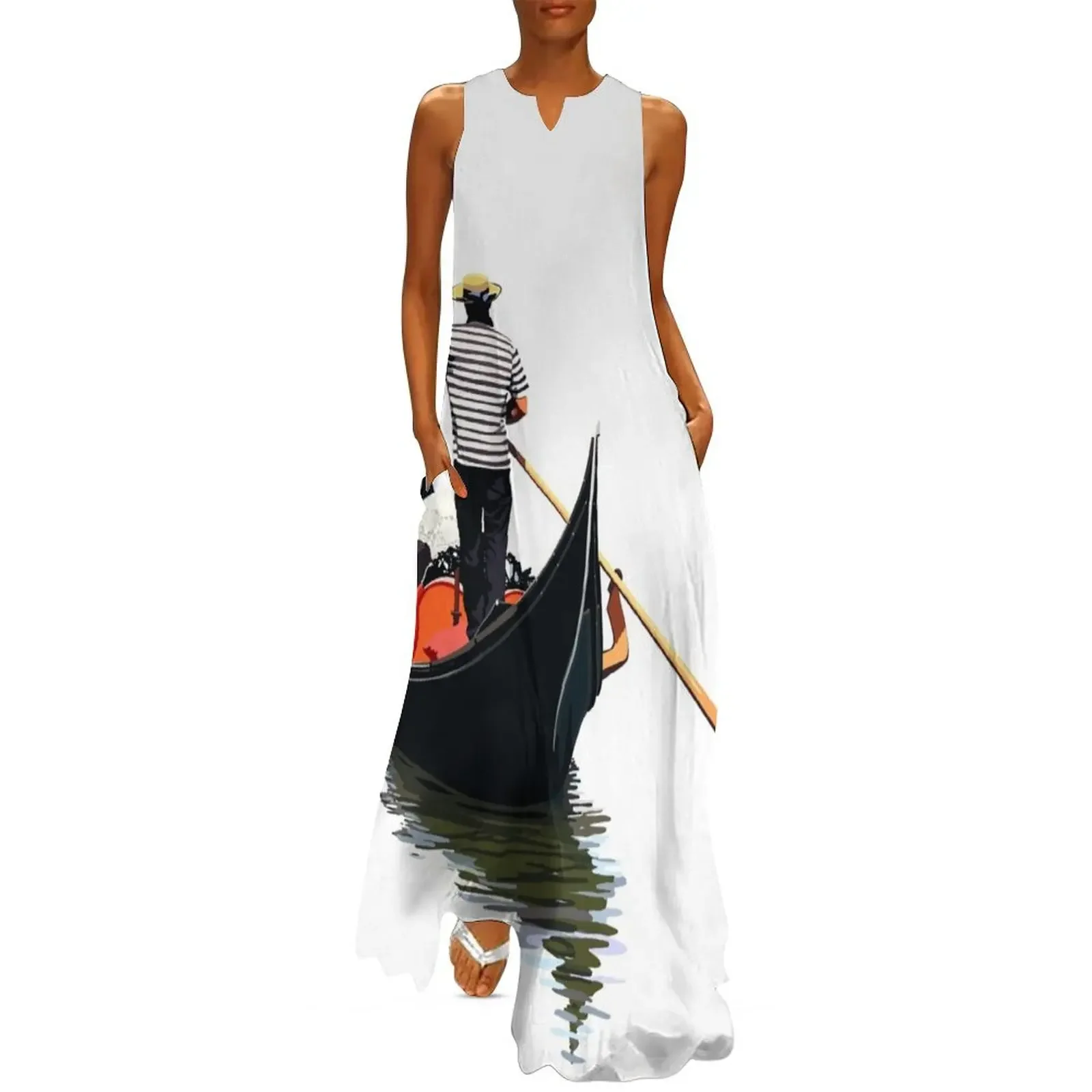 

Gondolier Long Dress elegant party dress for women 2025 women's dresses luxury prom dress 2025 luxury evening dresses 2025