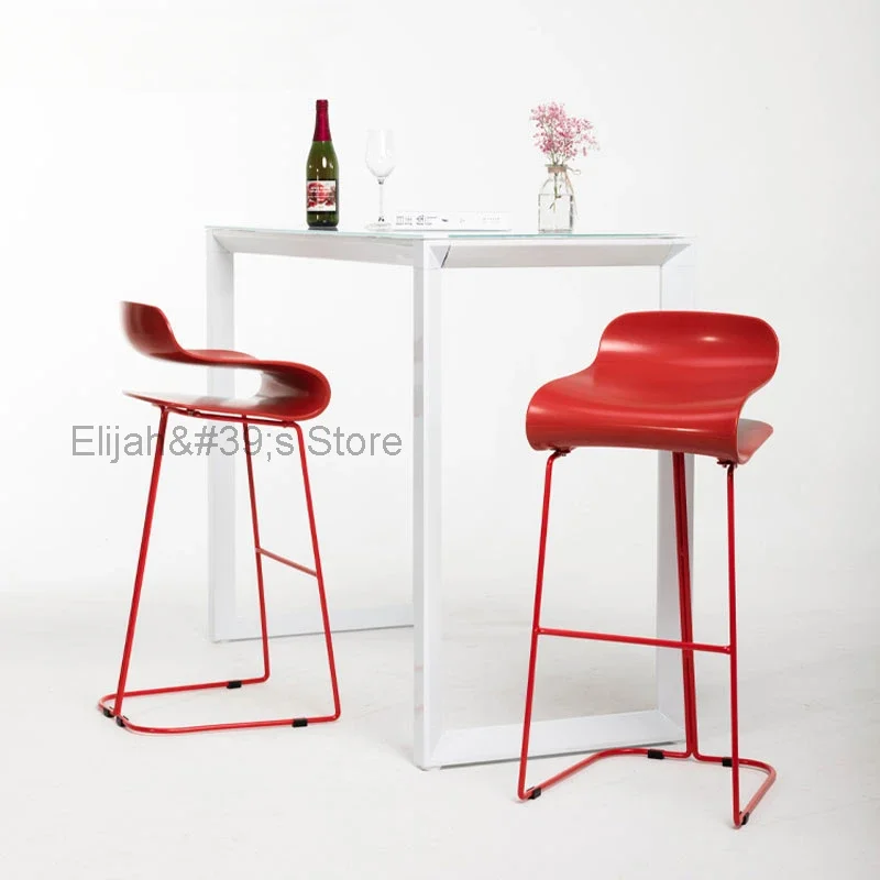 

Modern Relaxing Bar Chairs Nordic Minimalist Luxury Creative Bar Chairs Kitchen High Stools Cadeira Home Furniture WZ50BC