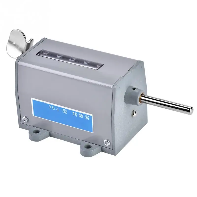 Resettable Counter 75-I 5 Digits Display Mechanical Counter Cable Length Turning Number Recording Resettable Counter