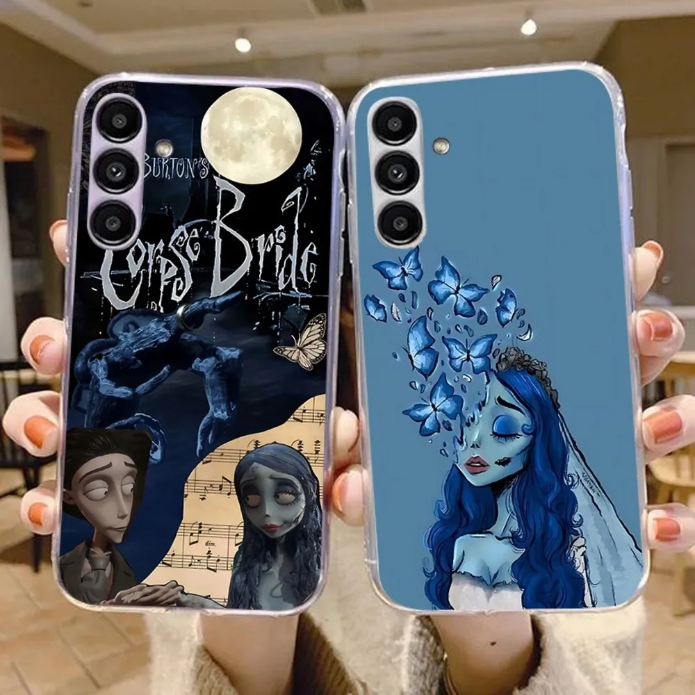 C-corpseS- Anime B-brideS Phone Case For Samsung Galaxy A52 A12 A51 S21 Edge S22ULTRA S23 S20LITE Plus Ultra Black Cover