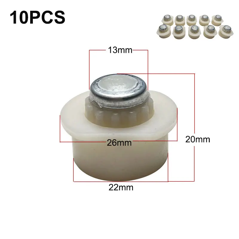 10PCS LEVEL ROD BUTTON PUSH BUTTONS FOR ALUMINUM LEVEL ROD ROUND BUCKLE TOWER RULER