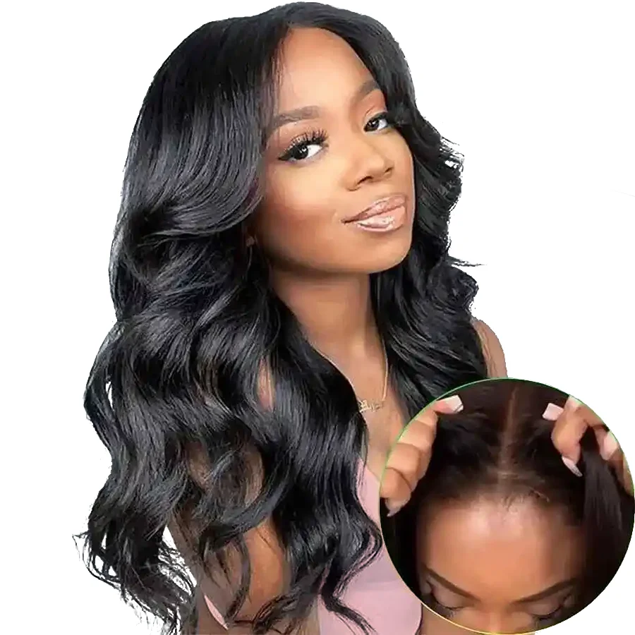 

Glueless Wigs Human Hair Beginner Friendly Ready to Wear Glueless Body Wave Wigs Ready Go Human Hair Closure Wig