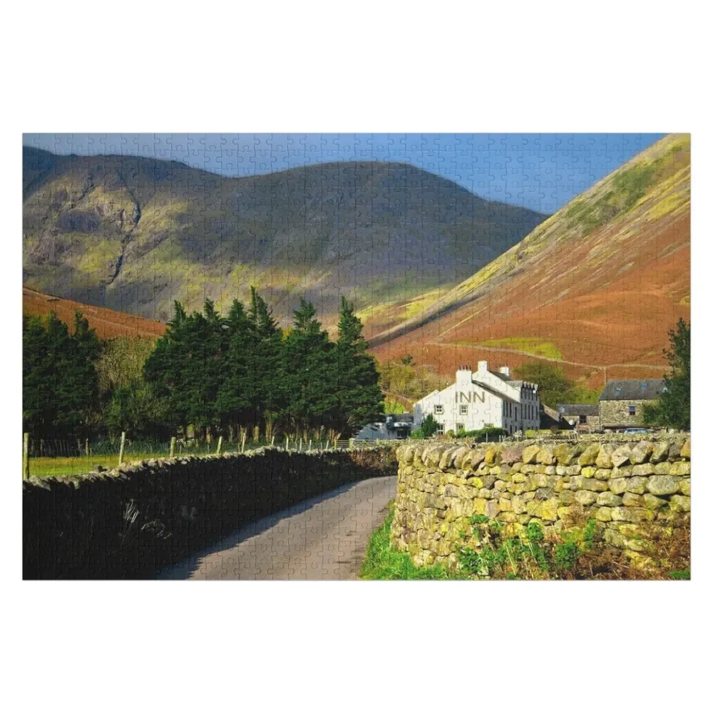 

Inn at Wasdale Head, Lake District Jigsaw Puzzle Custom Name Wood Customized Gifts For Kids Custom Photo Puzzle