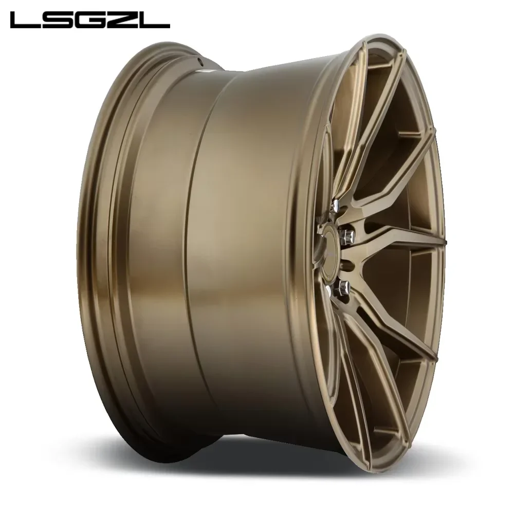 LSGZLmachined forged monoblock 20 22 24 26 inch car wheel 5x112 5x114.3 5x120 5x130 Passenger Car Wheels for rolls royce ghost