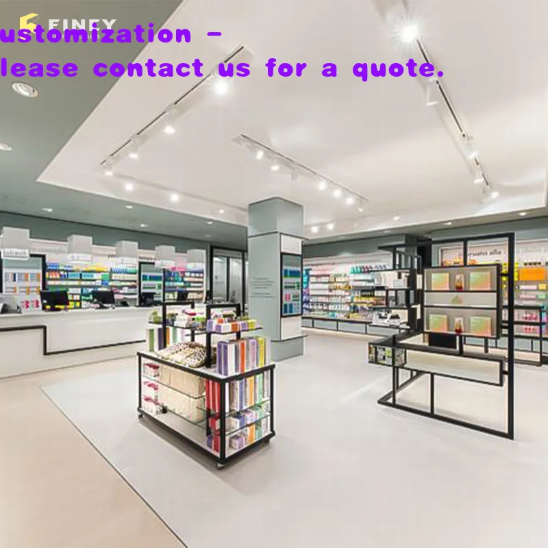 

custom.Customized Factory Price Store Shelf Counter Furniture Cosmetic Shop Decoration