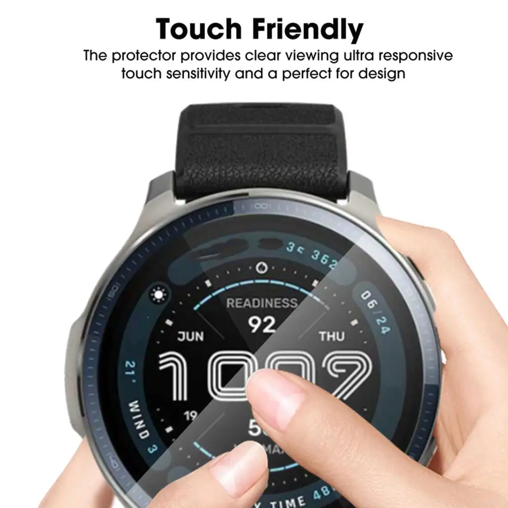 Amazfit Balance 2 용 1-3Pcs Huami Amazfit Balance 2 액세서리 용 TPU 화면 보호기 하이드로 겔 보호 소프트 필름