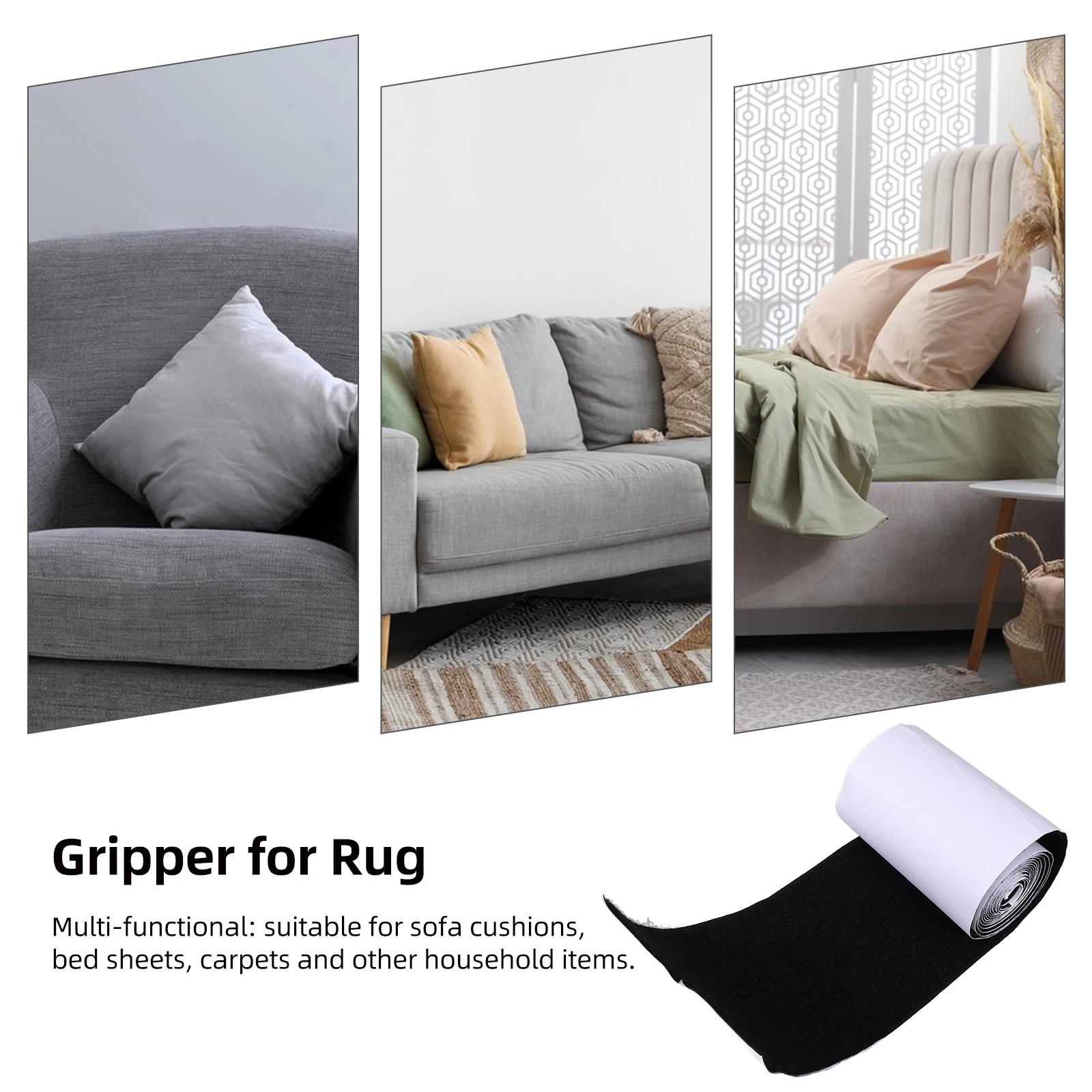 

Rug Stopper Sticker 2M Strong Adhesive Non Slip Carpet Tape Anti Slip Sticker For Tile Laminate Floors Gripper For Rug