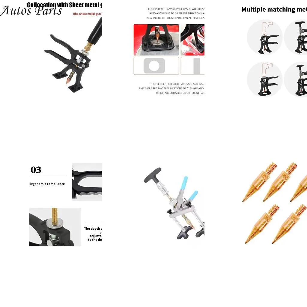 57BA Professional Auto Dent Smilding Unidad tracción con múltiples accesorios para abordar varios tamaño y profundidades