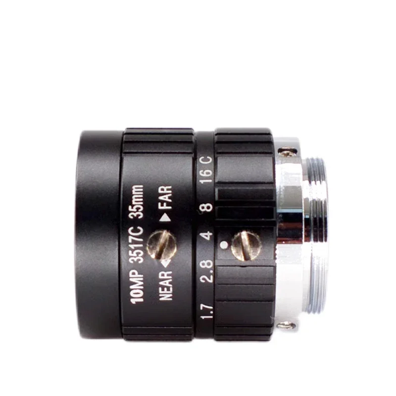 

In stock 10MP 35mm Long Focus C-Mount Lens for 1" Sensor, F1.7 Aperture | Narrow 20.9° View