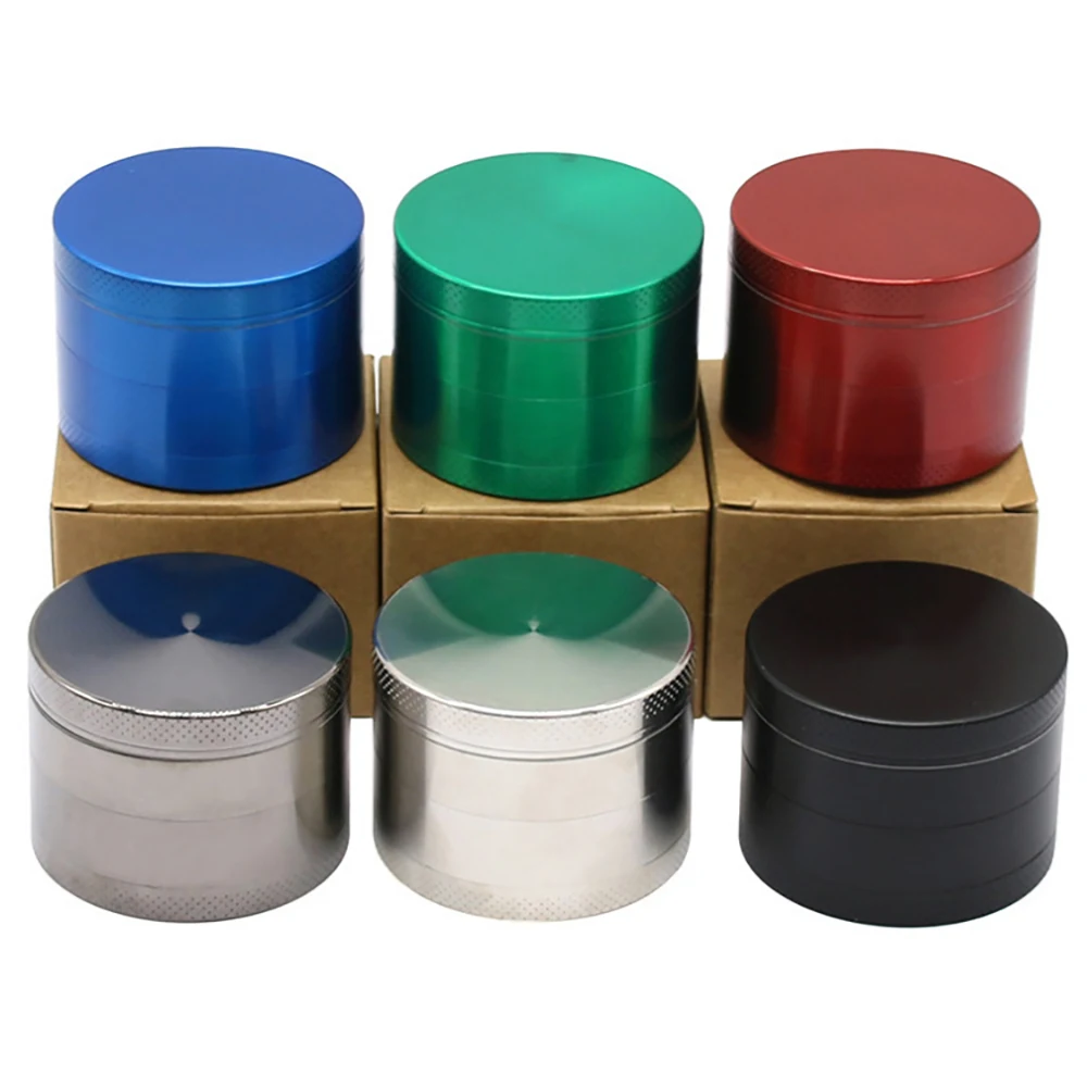 20Pcs, 40mm, Mini Tobacco Crusher, Herb Mills, Zinc Alloy, Spice Grinders with Sharp Razor Smoking Accessories for Smoker