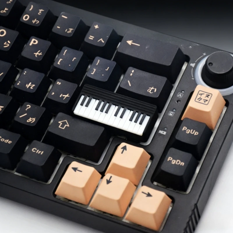 Piano Enter Key 2.25 Size Custom Resin Material Keycaps Hand Colored Personalized Keycaps Mechanical Keyboard Accessories Gift