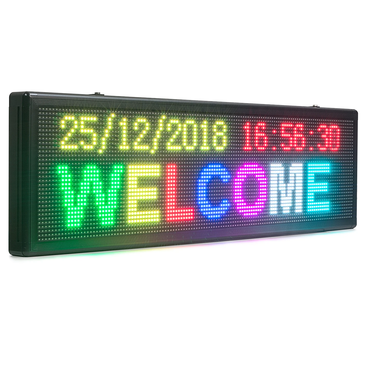 52 x14 In RGB P10 Led Display Module 32*128 Pixel SMD Led Display Board Signs Showing Advertising Board/Open Sign