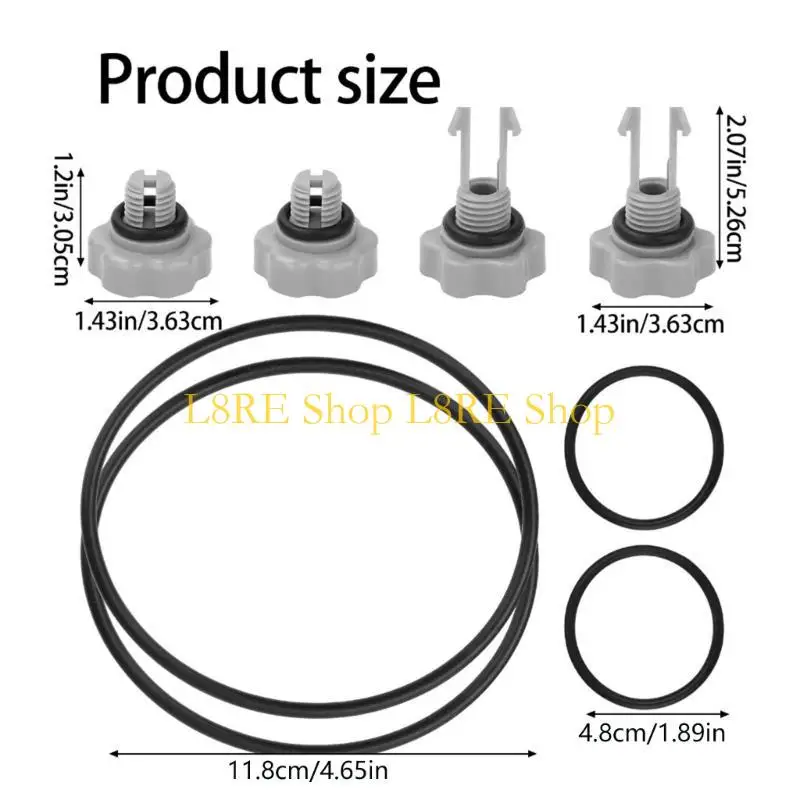 L8RE Multifunzionale Soluzione della pompa sigillazione Valvole rilascio Set riparazione della pompa filtro i