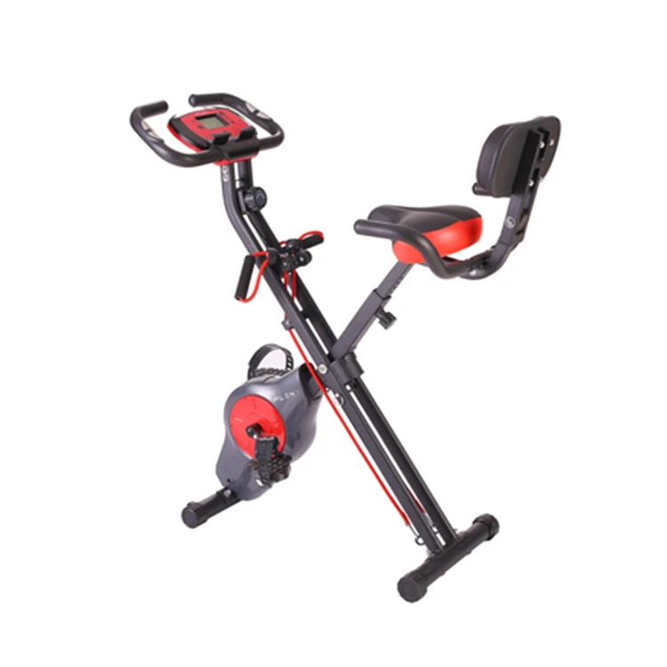 Factory-Priced Foldable Indoor Exercise Bike for Bodybuilding Cycle with Display Screen