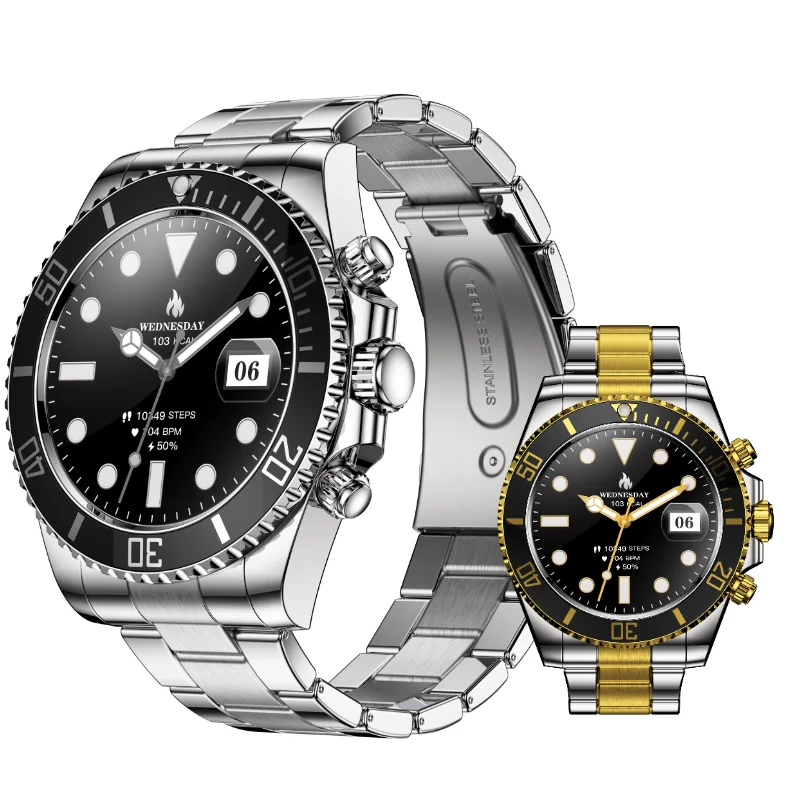 

DM18 Men's Luxury Smart Business Watch 2026 Edition Bluetooth Calling, Fitness Tracking, Multi-Function Monitoring Smartwatch