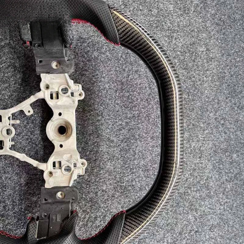 For Subaru WRX STI Modified High Quality Carbon Fiber Steering Wheel With Steering Wheel Horn Cover