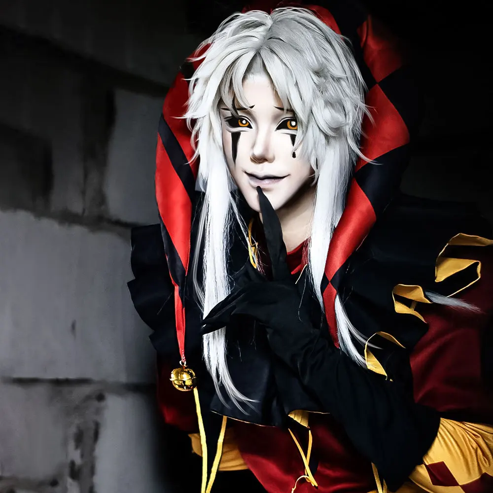 НОВАЯ игра для косплея клоуна The Freak Circus, ролевая игра, красная, черная, золотая, униформа, маска ужасов, вечеринка на Хэллоуин, ролевая игра, ужас для мужчин