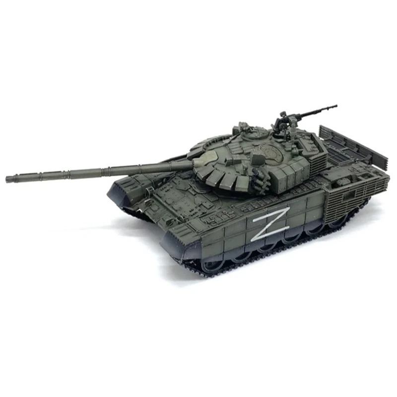 1:72 Scale Model Russian Special Version T-72B3 Main Battle Tank  With N Logo Armored Vehicle Collection Decoraiton Display Gift