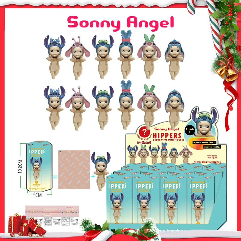 12pcs Sonny Angel Star baby Stitch Series Surprise Blind Box Mini Cute Anime Figures Customized Model Toy kid Christmas Gift