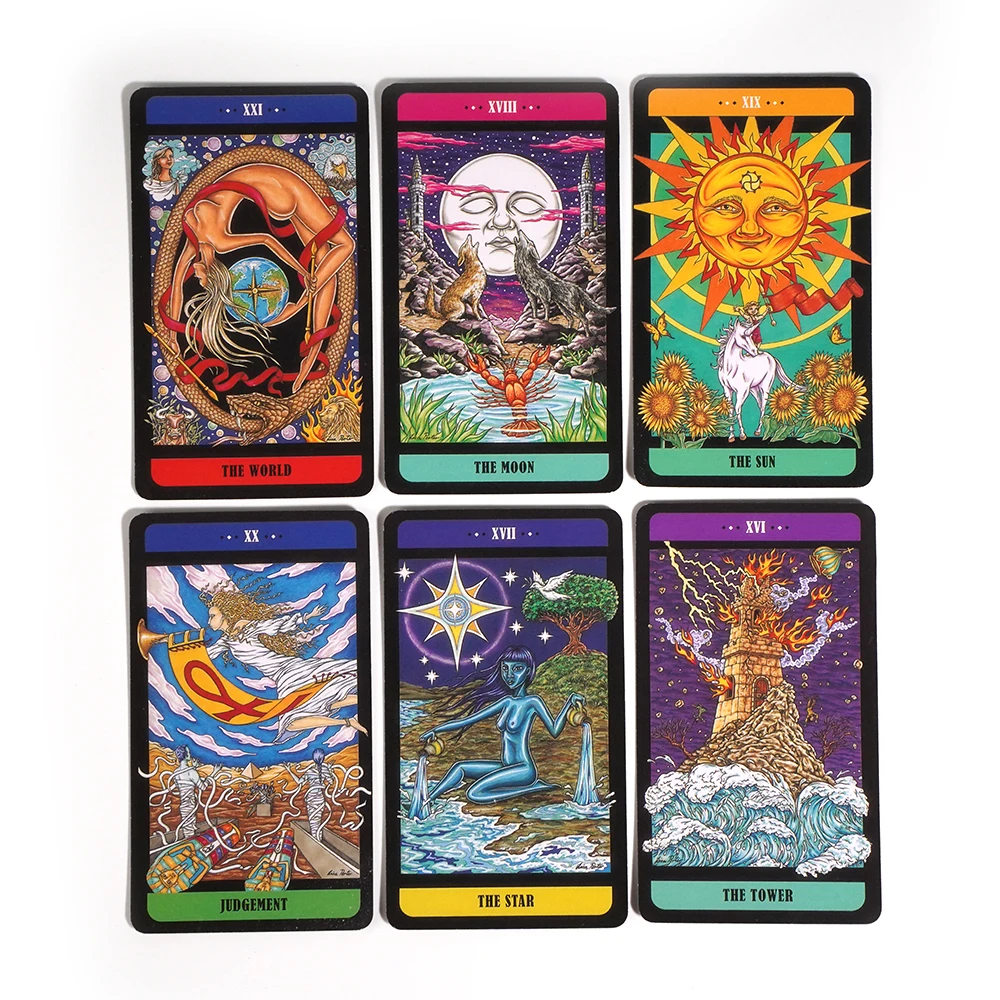 Mystical Realm Tarot 78 Full Color Cards a visual and historic exploration of the Fools Journey traditional tarot meaning