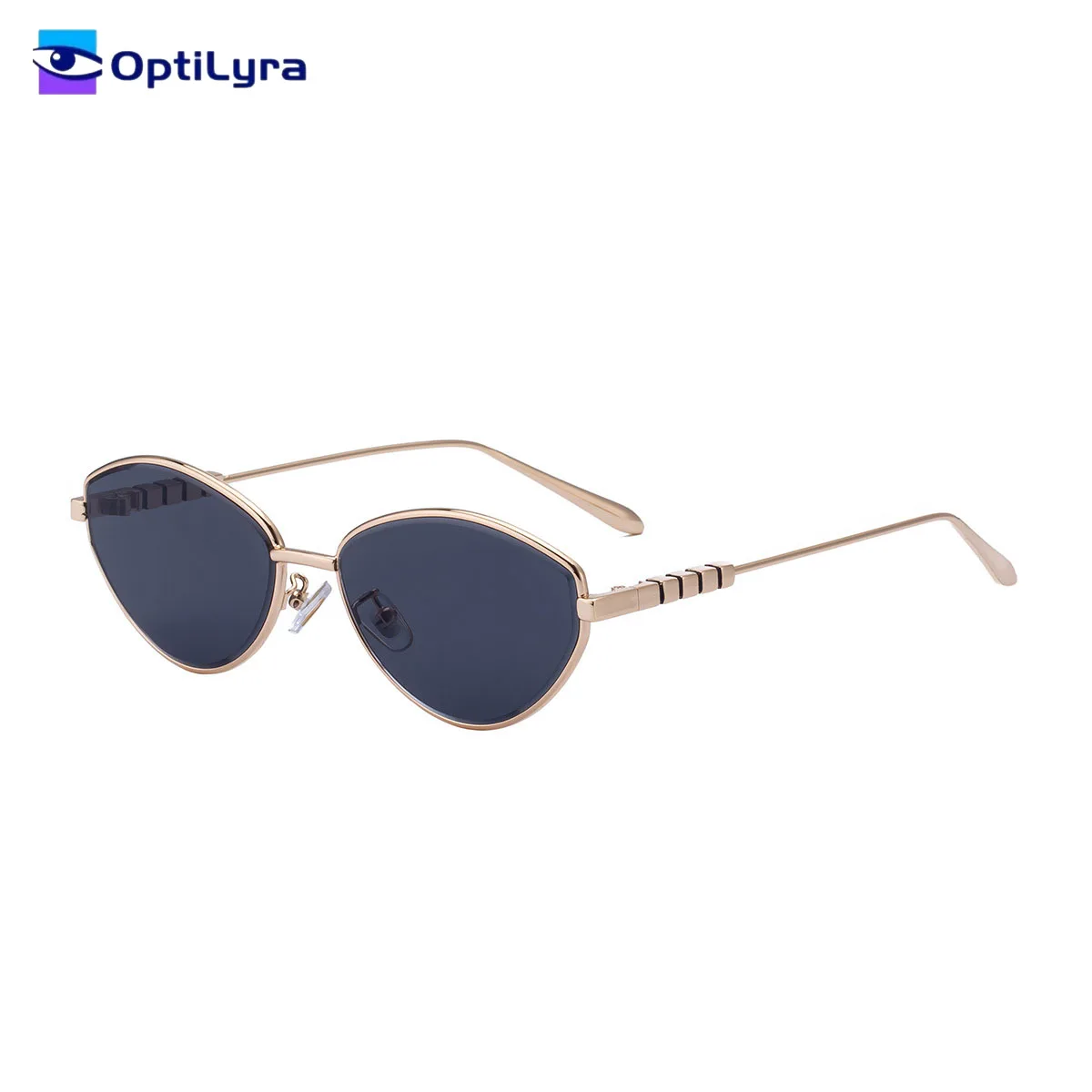 

OptiLyra Brand Fashionable Cat-Eye Sunglasses Trendy Street Style Glasses For Sun Protection And Sun Protection