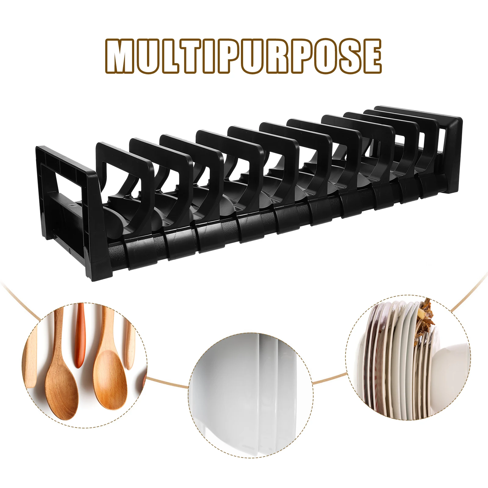 

Dish Storage Drying Dish Rack Kitchen Organizer Sturdy Plate And Bowl Organizer For Cabinet Shelf Plate Bowl Holder Cupboard