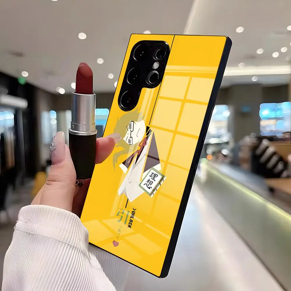 B-Bungo Stray D-Dogs D-Dazai Phone Case For Samsung S26 Ultra S25 Edge Ultra S23 S22 S21 S20 Ultra Plus S24 Fe A25 Glass Cover