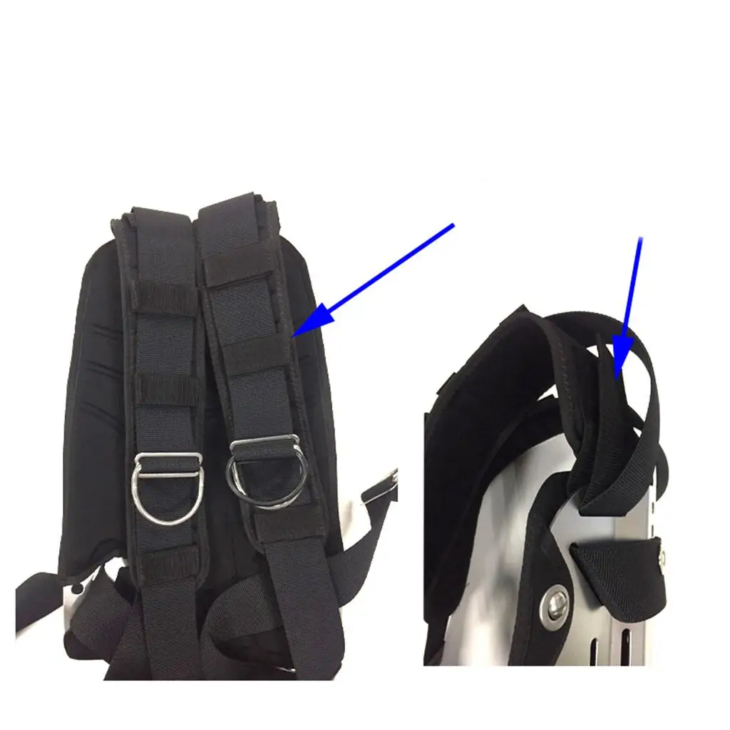 

2x Diving Backplate Shoulder Strap Pad Harness Cushion Backpack Accessories
