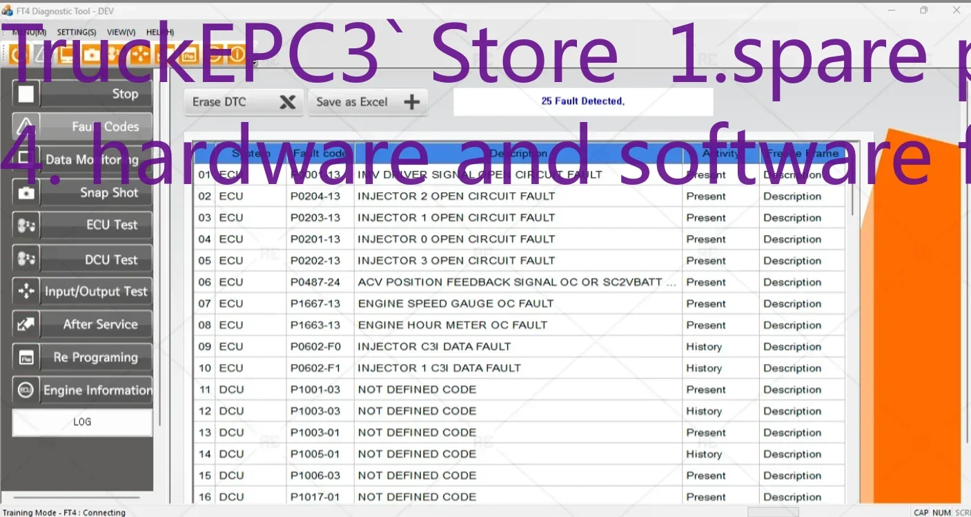 

TruckEPC3 DAEDONG ДИАГНОТИЧЕСКИЙ ИНСТРУМЕНТ FT4 SCAN 4.21 [2018.09]+Ключевой
