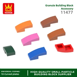 Wange 310Pcs/lot 11477 Slope Curved 2x1x2/3 Block Moc Color Accessories Compatible with Brick DIY Children's Toy Assembly Parts
