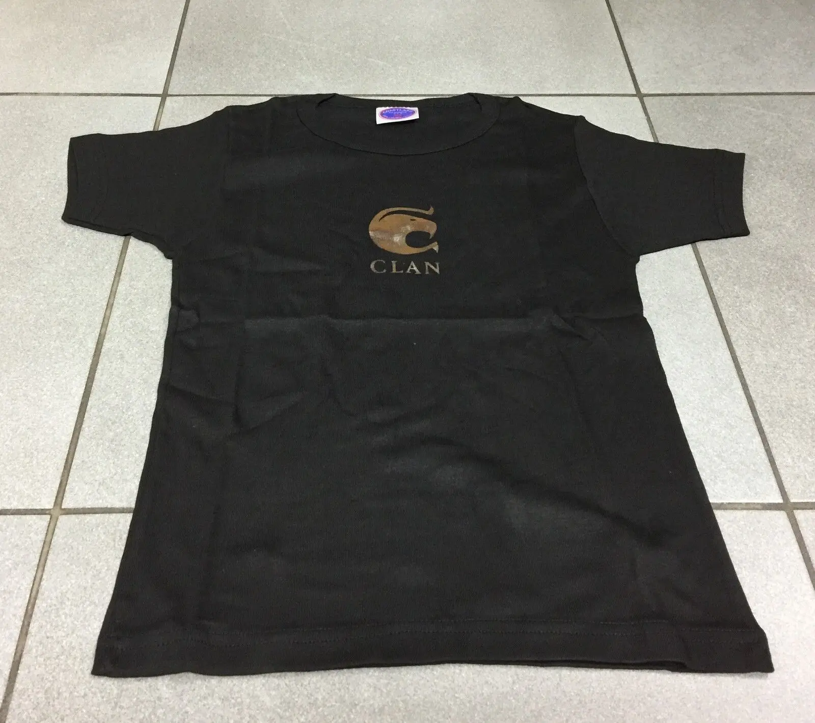 SUPERB OFFICIEL NOIR SCOTCH WHISKY WHISKEY CLAN CAMPBELL T-SHIRT TAILLE SK