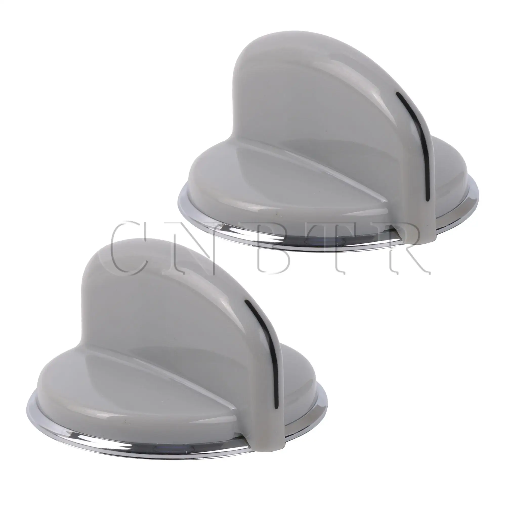 CNBTR 2Pieces Plastic Dryer Control Knobs Grey 1550693 Replacement for GE AP4485269