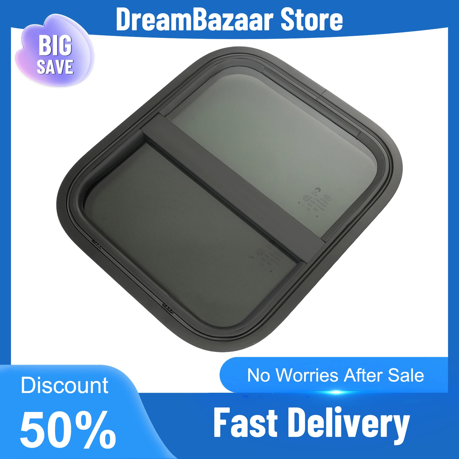 نافذة RV شاشة عمودية منزلقة مضادة للبعوض نفاذية 20% عالية الخصوصية مقاومة للأشعة فوق البنفسجية مقاومة للماء قفل ثابت سهل التركيب