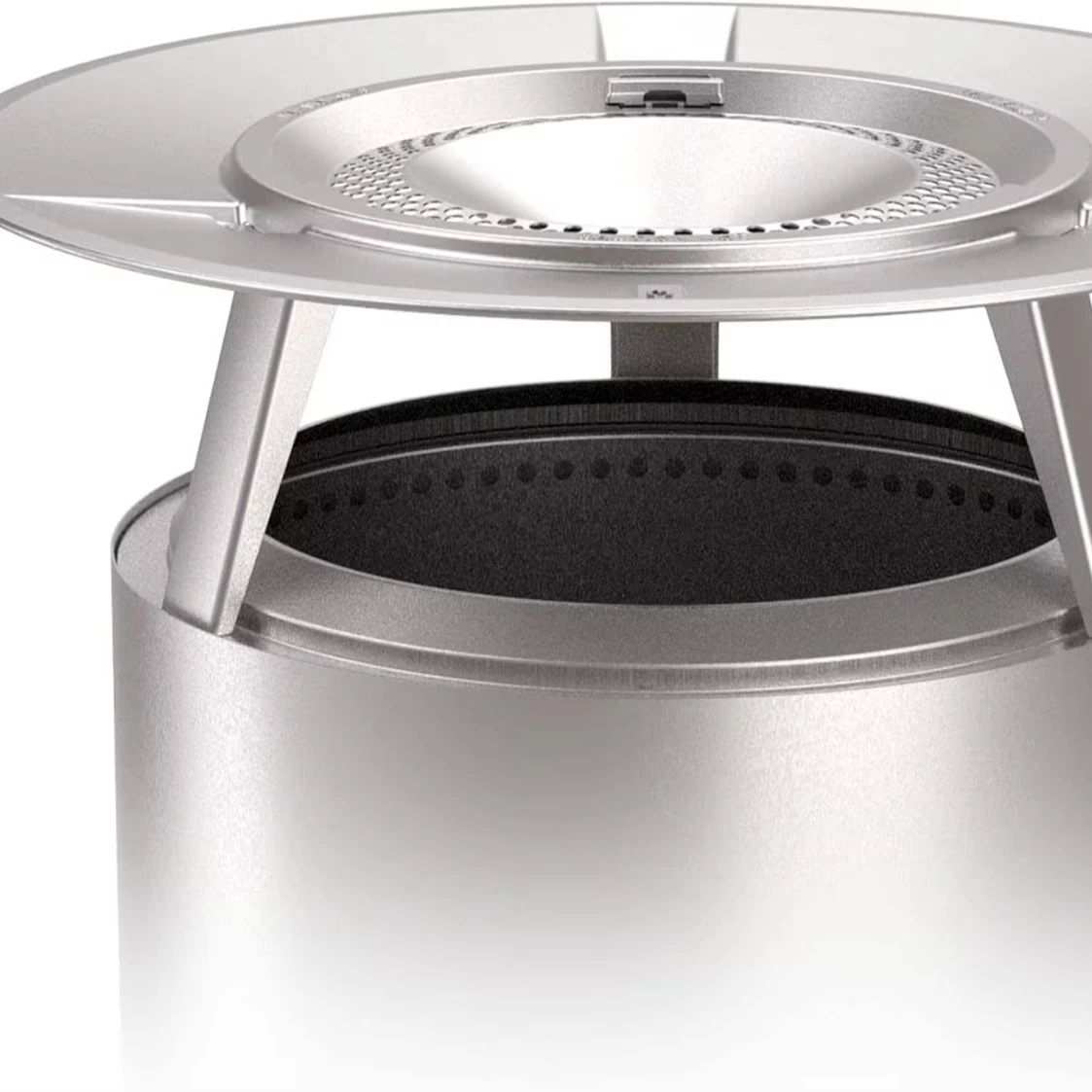 

Outdoor Barbecue Grill Stainless Steel Tabletop Fire Pit Portable Mini Stove For Holiday Camping BBQ Party Patio Heating