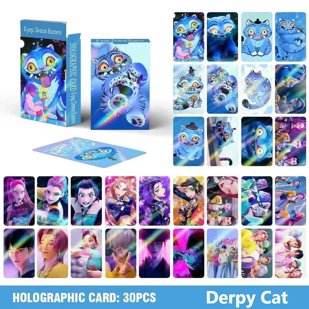 Tarjetas Derpy Tiger SAJA Boys Girl Group LOMO, 30 Uds., juegos coleccionables de Anime para Fans de KP Merch/juegos de cartas comerciales, regalos