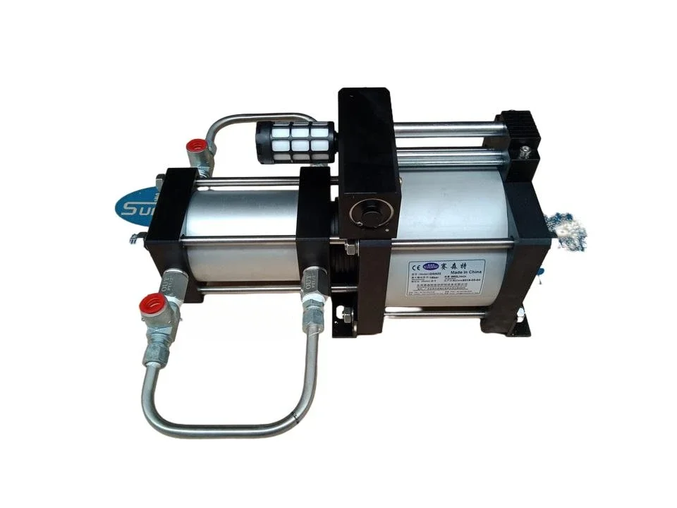 150-300 Bar Pneumatic Air Pressure Intensifier Gas Booster Pump for Automotive Industry