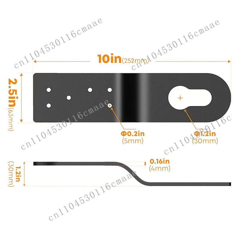 Heavy Duty Roof Safety Anchor Buckle Portable Roof Anchor Hook Metal Roof Anchor for Wood