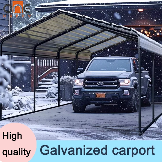

11x19ft Reinforced Heavy Duty Metal Carport Kit Factory Direct Sturdy Wind Resistant Shelter For RV Camper Parking Yard