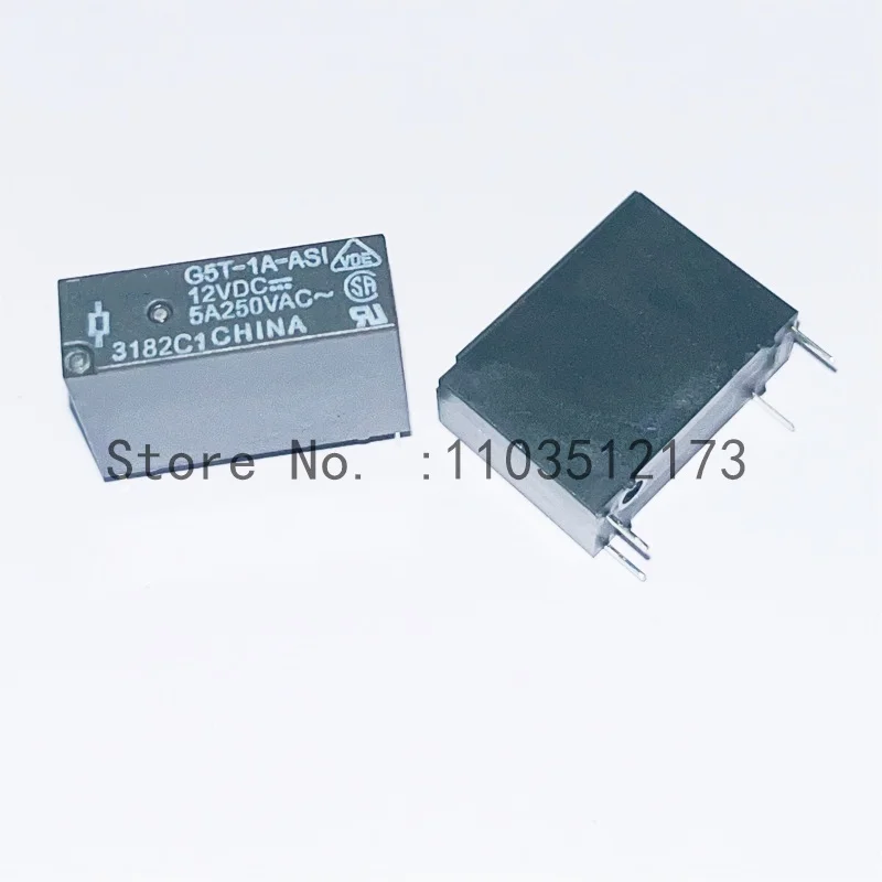 5Pcs G5T-1A-Asi-12V…